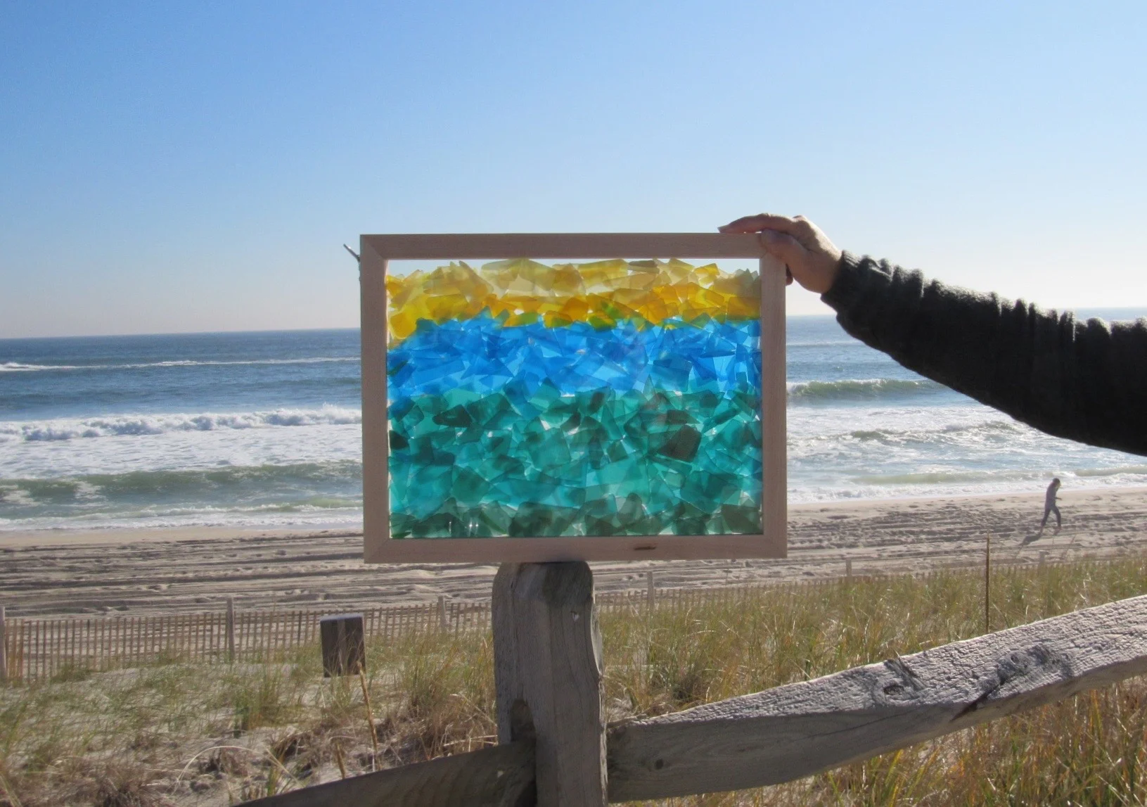Sea Glass Inspired Seascapes- Mountain Air — SwellColors Glass Studio
